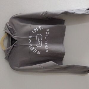 Reebok Workout Ready Women's Crop Sweatshirt Hoodie. Grey. M